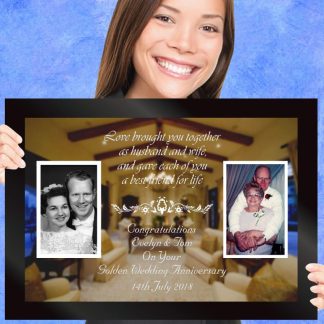 Best Frieds For Life Wedding Anniversary Custom Engraved Gift Mirror