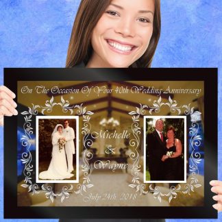 I Love You Now As I Loved You Then Wedding Anniversary Custom Engraved Gift Mirror