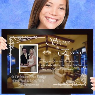 Most Beautiful Things Custom Engraved Wedding Gift Mirror