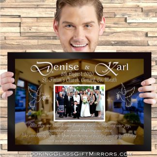 Parents Wedding Day Custom Gift Mirrors