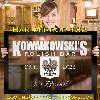 polish design bar mirror
