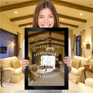 Custom design for Maura - 14" x 20" Fitzpatricks retirement